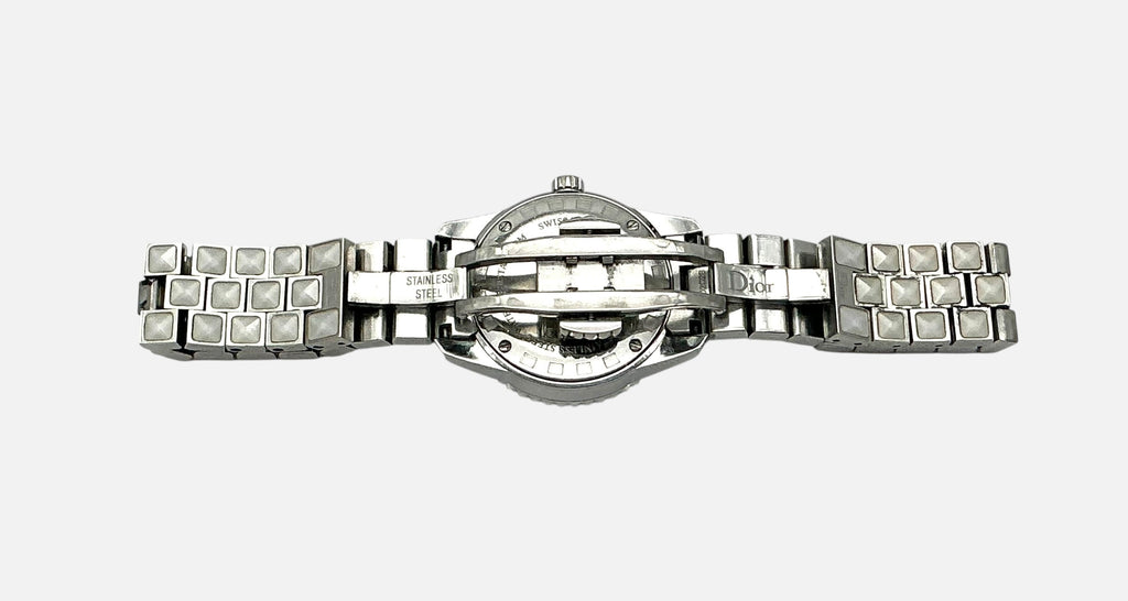 Christian Dior Christal Diamond Bezel White Sapphire Ladies Watch-CD112113 (Vintage)