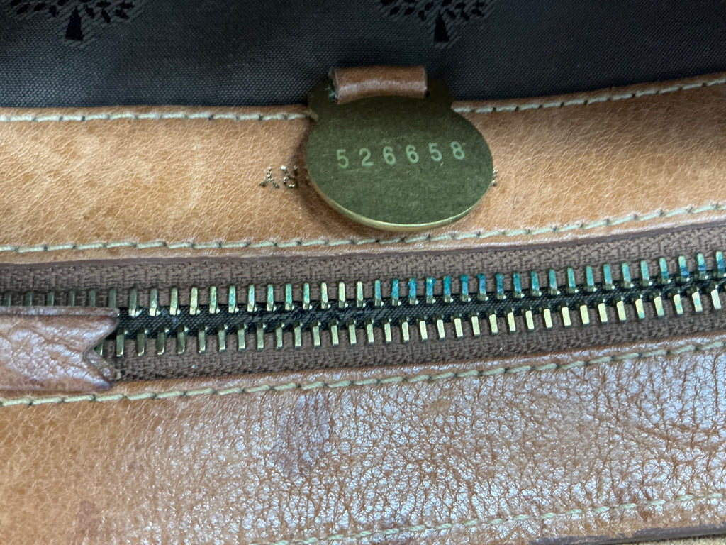 Vintage Mulberry Darwin Leather Structured Boston Bag – Unlined, Made in Turkey (Code 526658)