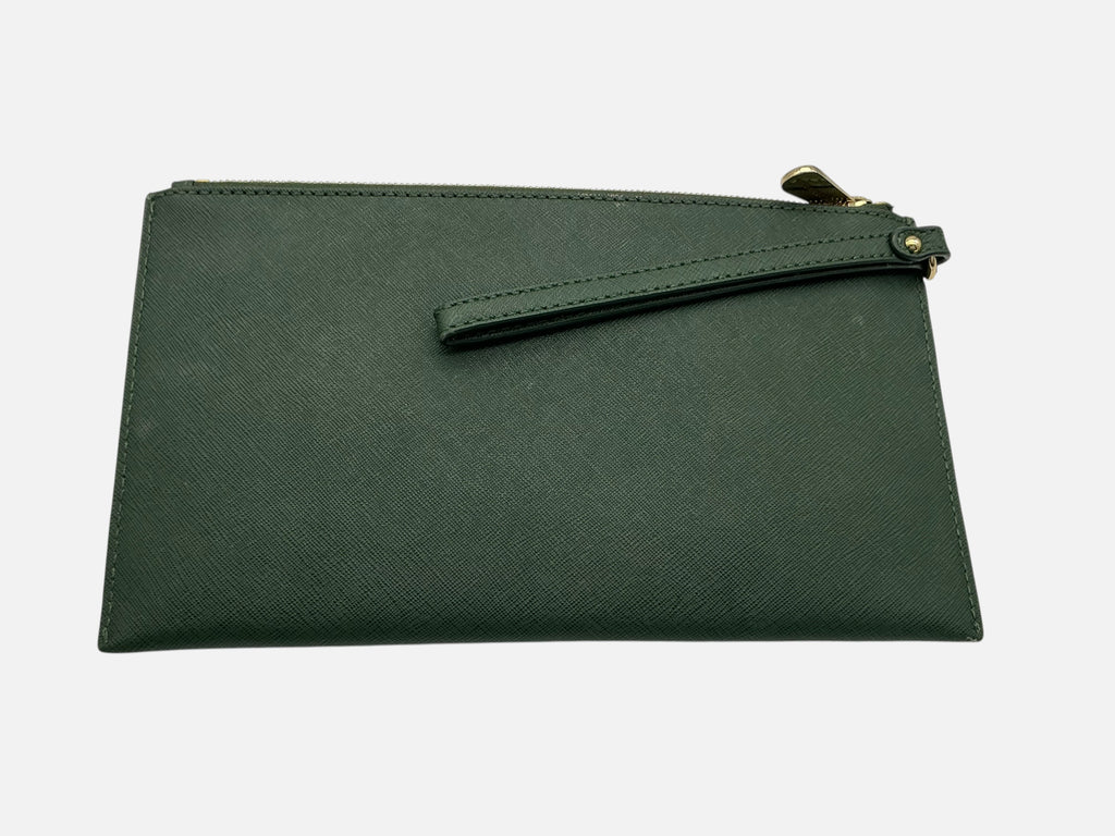 Michael Kors Jet Set Travel Leather Pochette – Moss Green (32S3GTVW3L)
