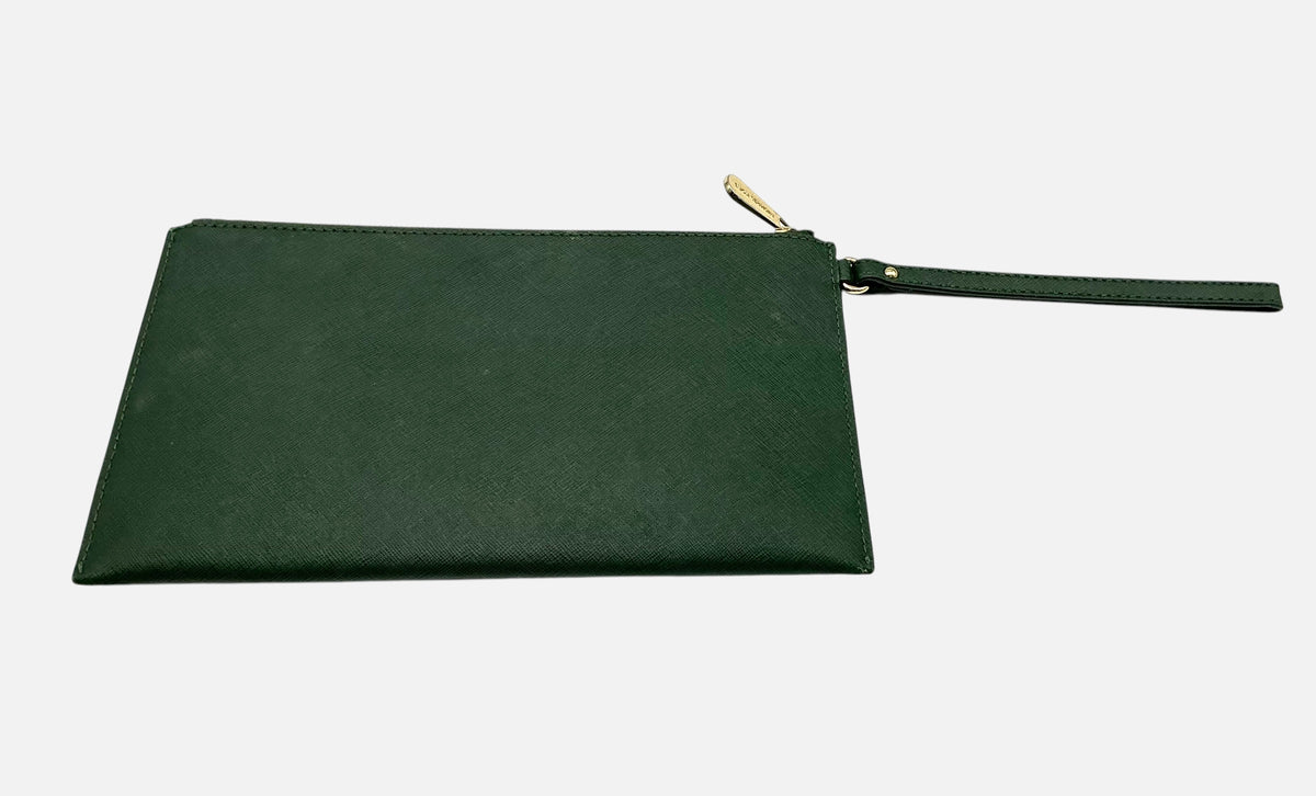 Michael Kors Jet Set Travel Leather Pochette – Moss Green (32S3GTVW3L)