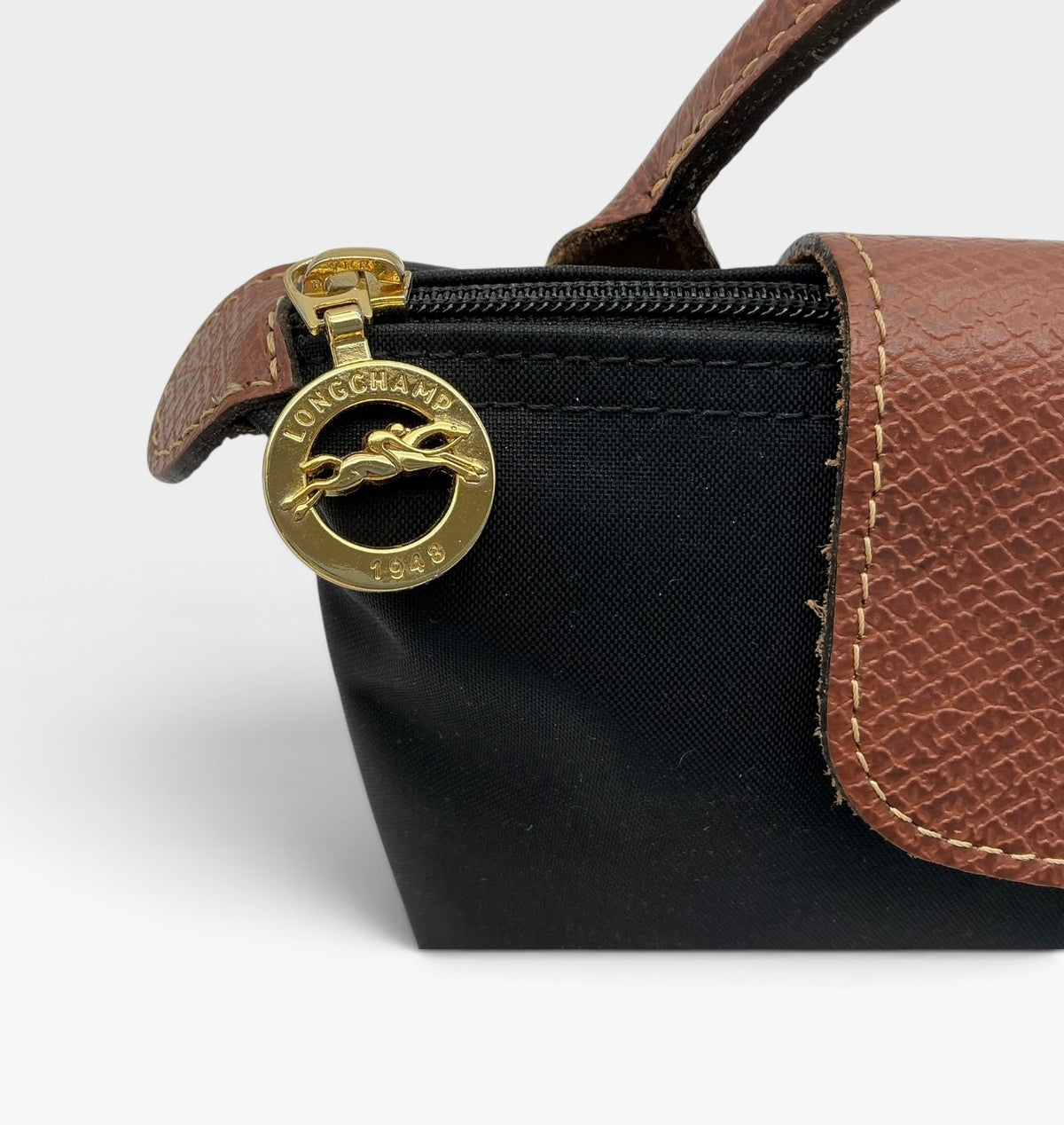 Longchamp Le Pliage Small Tote – Black – Ludo Edition (One Size)