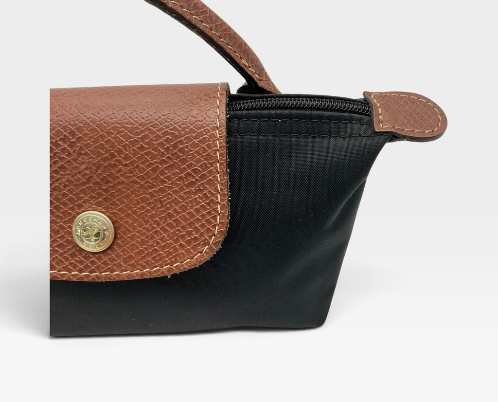 Longchamp Le Pliage Small Tote – Black – Ludo Edition (One Size)