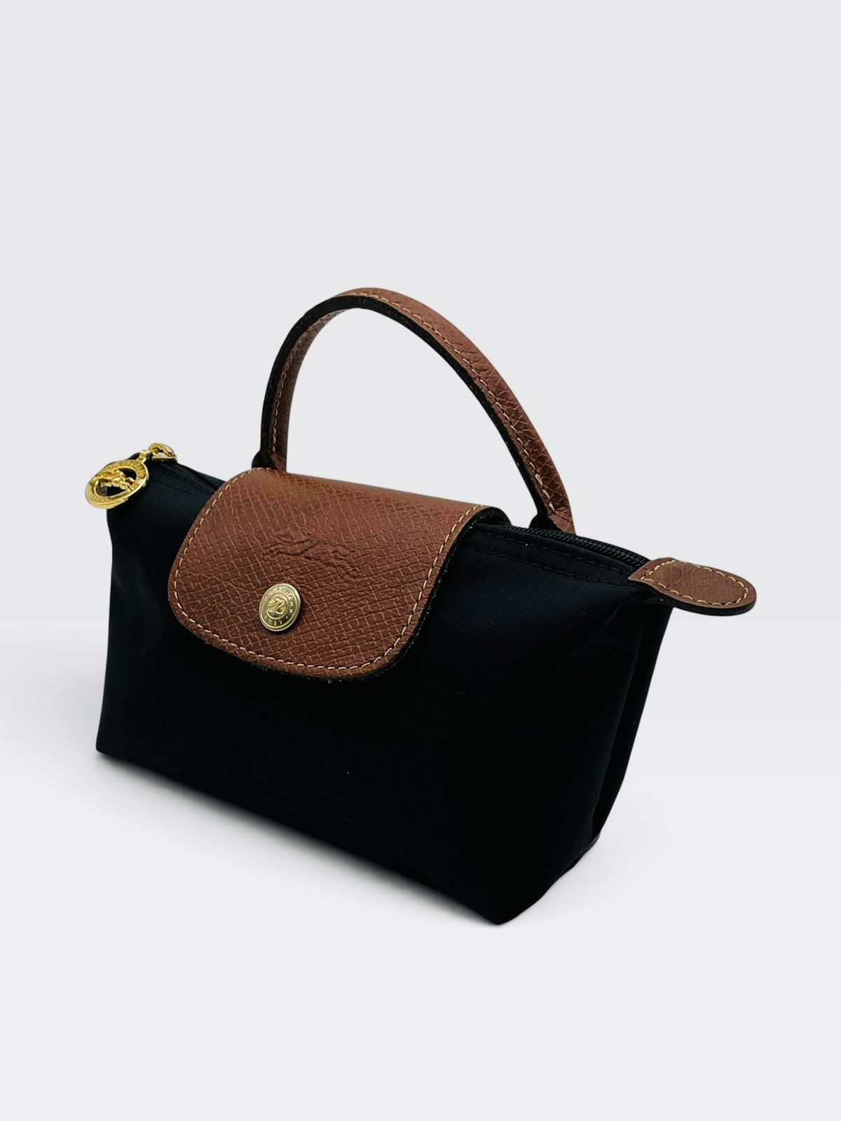 Longchamp Le Pliage Small Tote – Black – Ludo Edition (One Size)