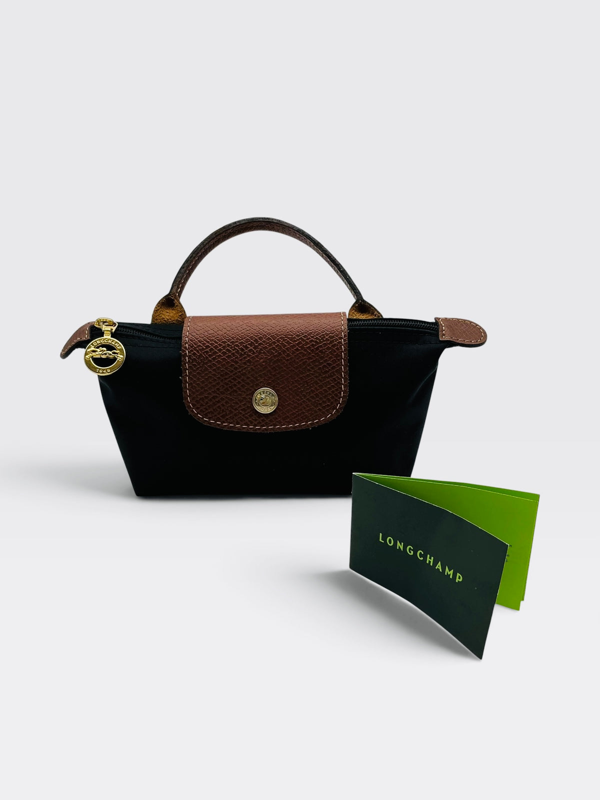 Longchamp Le Pliage Small Tote – Black – Ludo Edition (One Size)
