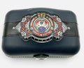 Designer Shaik Early Bespoke Watch Box Presentation Case – Ornate Crest, Rare