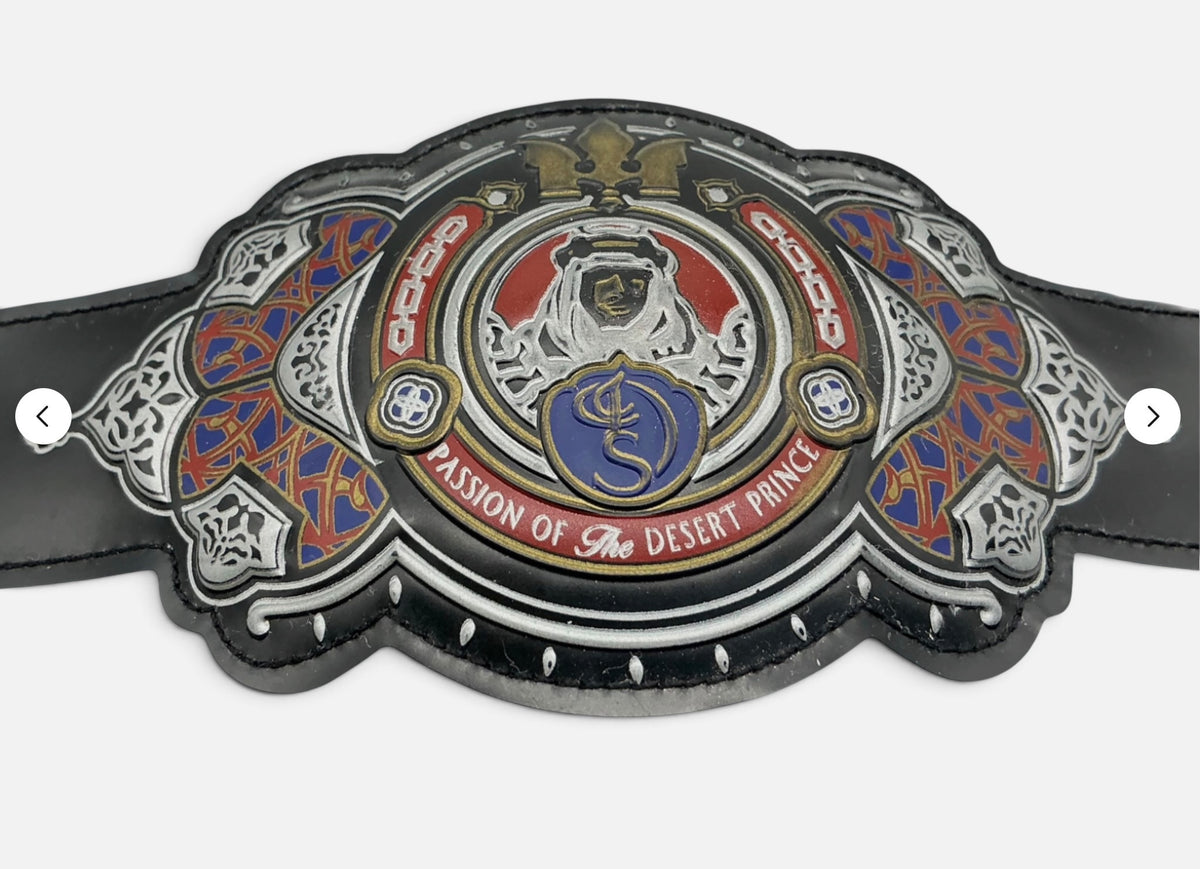Designer Shaik Early Bespoke Watch Box Presentation Case – Ornate Crest, Rare