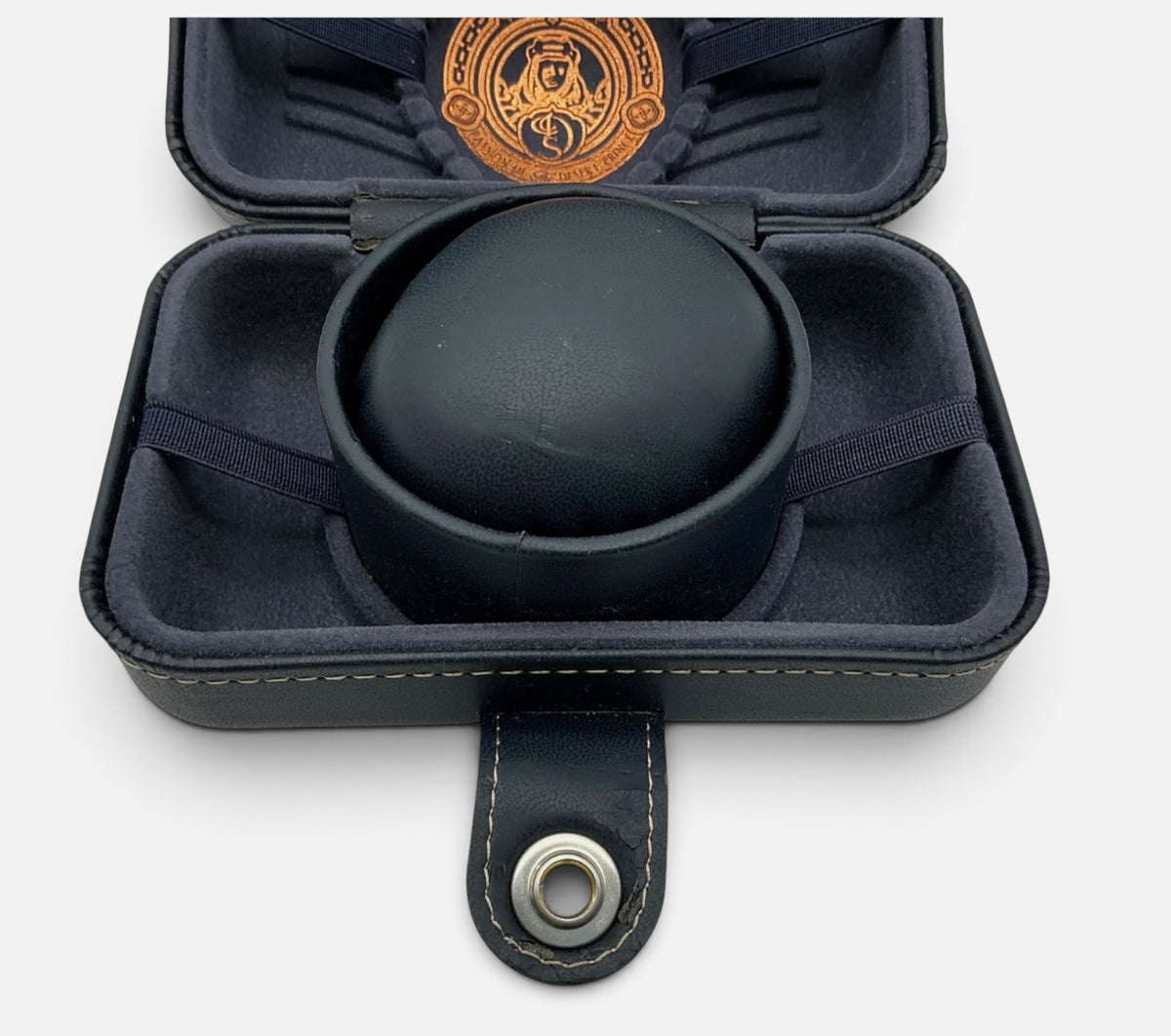 Designer Shaik Early Bespoke Watch Box Presentation Case – Ornate Crest, Rare