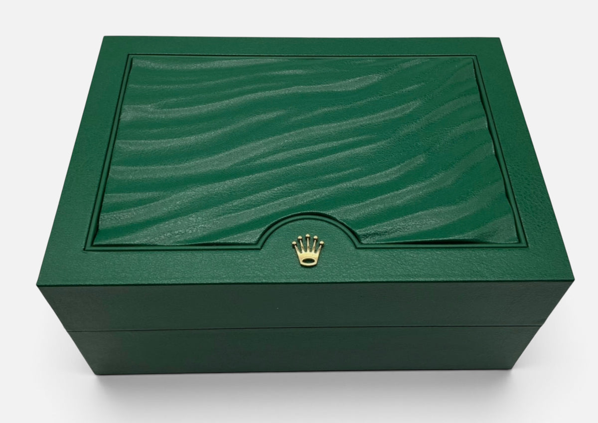 Genuine Rolex OEM Oyster M (Medium) 39139.01 Wave-Top Watch Box Set With Sleeve