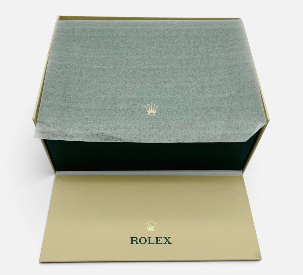 Genuine Rolex OEM Oyster M (Medium) 39139.01 Wave-Top Watch Box Set With Sleeve
