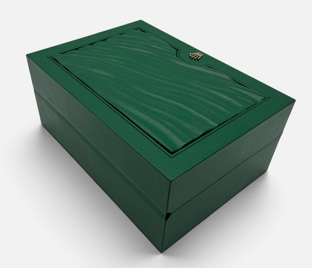 Genuine Rolex OEM Oyster M (Medium) 39139.01 Wave-Top Watch Box Set With Sleeve