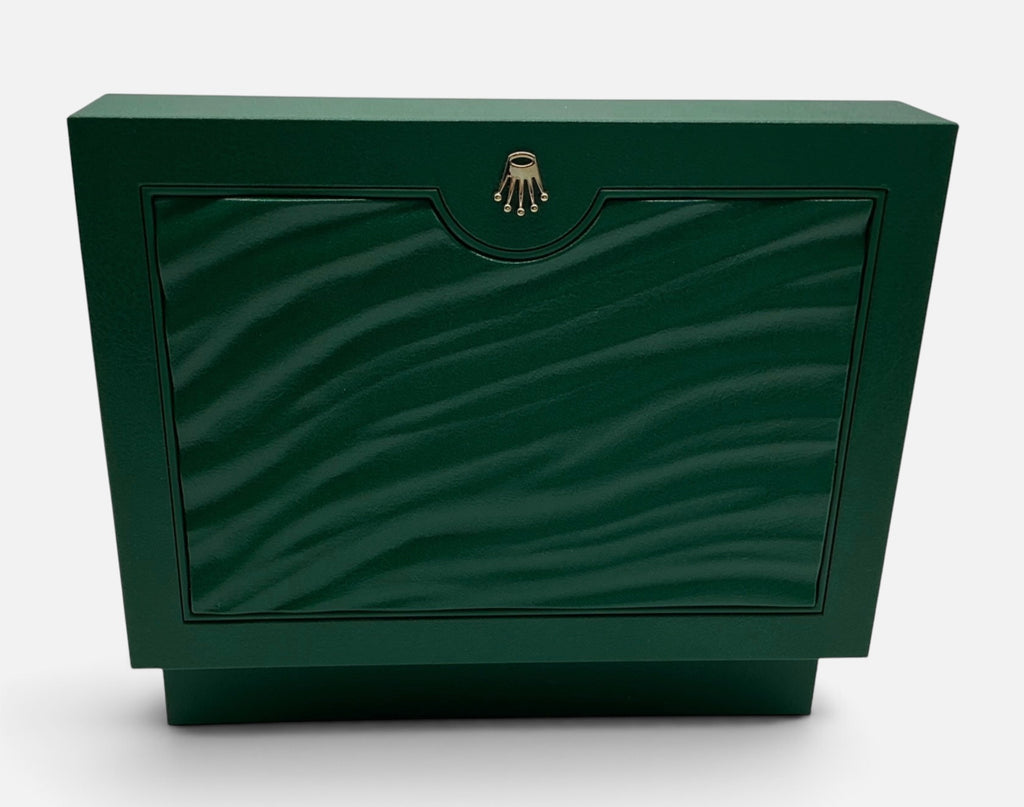 Genuine Rolex OEM Oyster M (Medium) 39139.01 Wave-Top Watch Box Set With Sleeve
