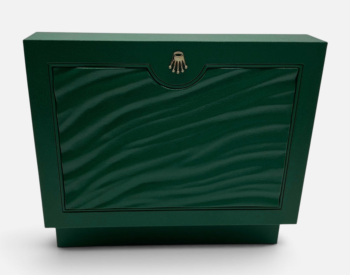 Genuine Rolex OEM Oyster M (Medium) 39139.01 Wave-Top Watch Box Set With Sleeve