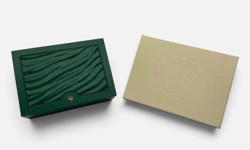 Genuine Rolex OEM Oyster M (Medium) 39139.01 Wave-Top Watch Box Set With Sleeve