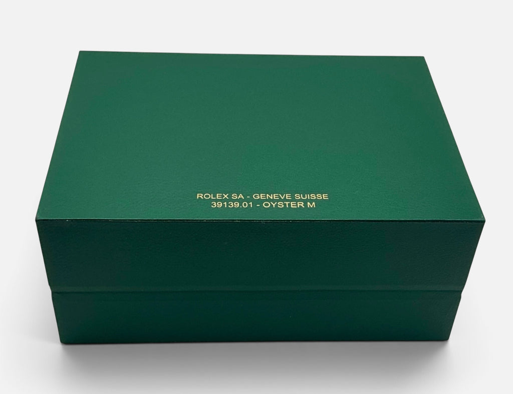 Genuine Rolex OEM Oyster M (Medium) 39139.01 Wave-Top Watch Box Set With Sleeve