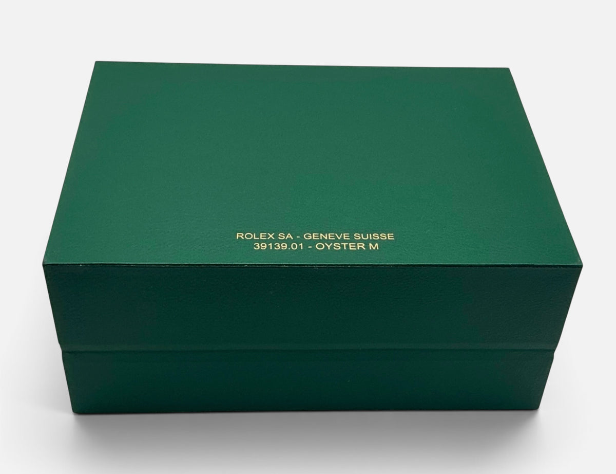 Genuine Rolex OEM Oyster M (Medium) 39139.01 Wave-Top Watch Box Set With Sleeve