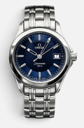 Vintage 1998 Omega Seamaster 120M Ladies Blue Wave 2581.81 • STS 2026 • Full Set