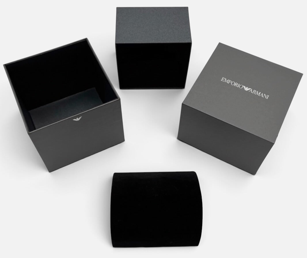 Emporio Armani AR1910 Grey Watch Box Presentation Set
