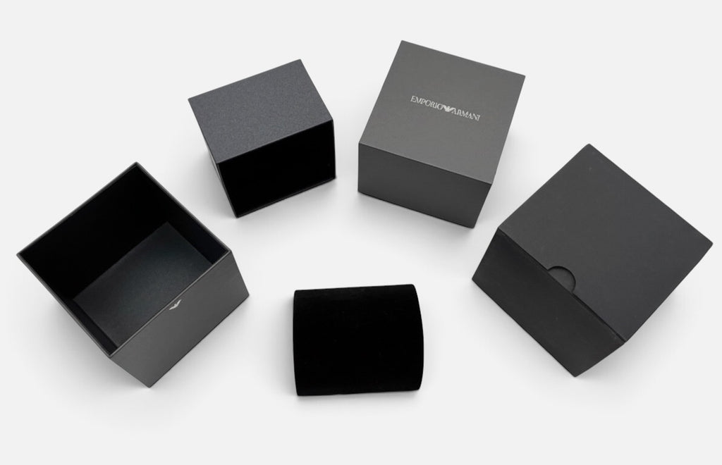 Emporio Armani AR1910 Grey Watch Box Presentation Set