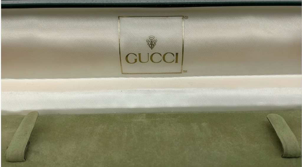 Genuine 1990s Gucci Ladies’ Slim Presentation Watch Box – Fantastic Condition