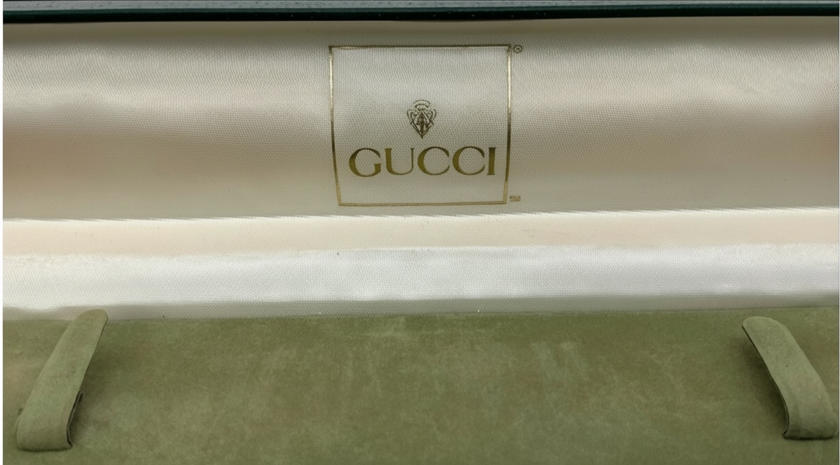 Genuine 1990s Gucci Ladies’ Slim Presentation Watch Box – Fantastic Condition