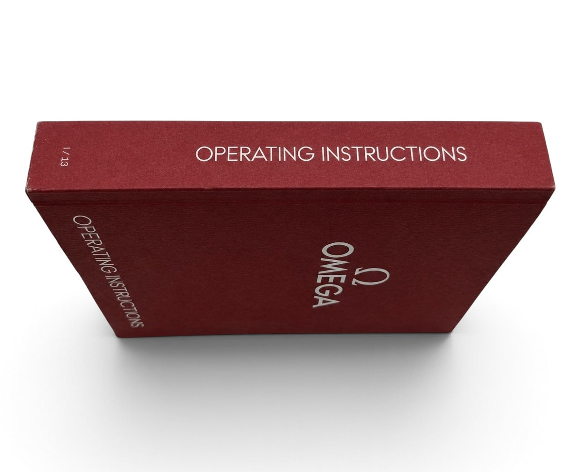 OMEGA Operating Instructions Booklet Original 2007 Print Genuine Factory Manual